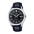Original Casio - MTS-100L-1AVDF - Stainless Steel Wrist Watch for Men. 