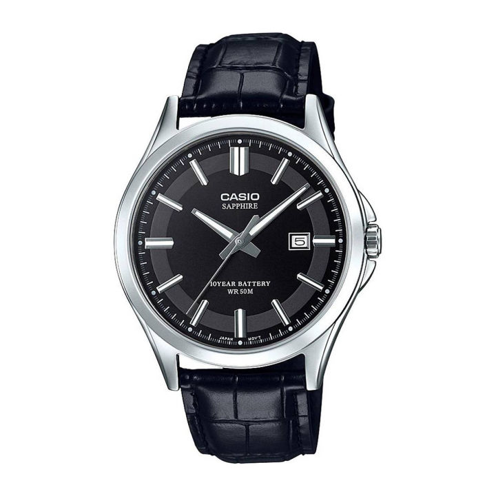 Original Casio - MTS-100L-1AVDF - Stainless Steel Wrist Watch for Men