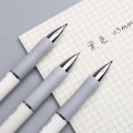 M&G Simple Retractable Gel Pen 0.5mm Black Ink Signature Pen Office Supplies.