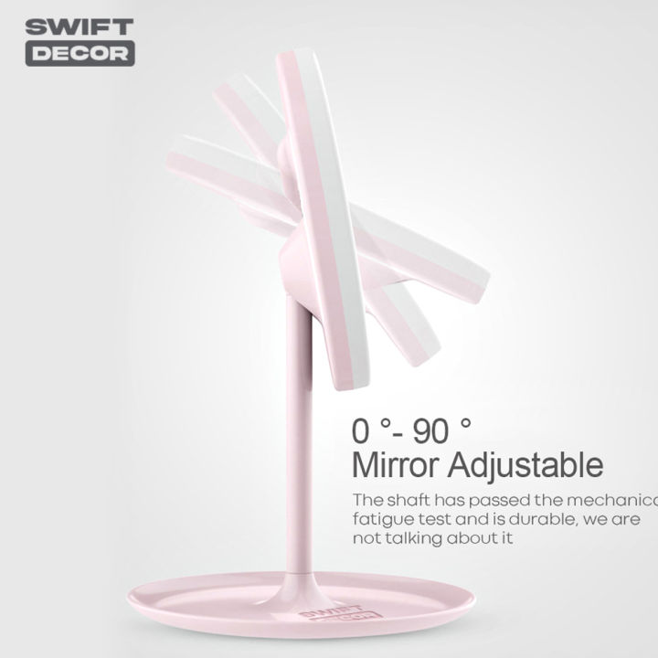 Makeup%20Mirror%20Stand%20-%20Portable%20LED%20Makeup%20Mirror%20With%20Stand%20Touch%20Screen,%203%20Light%20Modes,%20Travel%20Friendly%20Beauty%20Vanity%20Mirror%20-%20Makeup%20Organizer%20By%20Swift%20Decor%20-%20Image%206