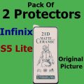 Infinix S5 Lite Matte Ceramic Sheet Protector for Gaming , Pack of 2 Protector. 
