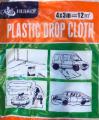 Plastic Drop Cloth,3mx4m Drop Cloth for Painting,Tarp Waterproof Plastic Sheeting for Couch Cover and Furniture Cover Anti Dust Furniture Cover. 