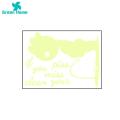 Toilet Stickers Cartoon Character Pattern Luminous Wall Art Bathroom Decoration. 