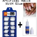 Face Value 100pcs White Artificial Nails For Girls.. 