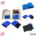 Hot Sweat Waist Belt For Weight Loss Belly Belts Body Shaper, Tummy Trimmer Body Fat Burn Belt, Adjustable Women Waist Trainer Belt, waist Belly Belt For Men And Women in Blue Colour. 