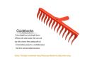 Garden Rake with Sharp points Best Garden Tool - Twisted Tooth Rake Head Heavy Duty Rake Replacement Metal Steel Rake Head Only (Without Handle). 