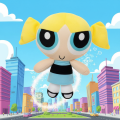 Plush Cute The Powerpuff Girls Figure Plush Stuffed Doll Blossom Buttercup Bubbles 10Inch. 