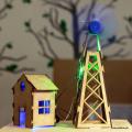 Wind Mill Making Kit. Working Model. wind turbine, Educational Toy. School Project. Science Activity Kit. Gift for Kids. DIY renewable energy project. 