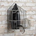 Metal Wire Iron Holder - Wall Mounted Istari Stand - Mazboot aur Modern Design. 