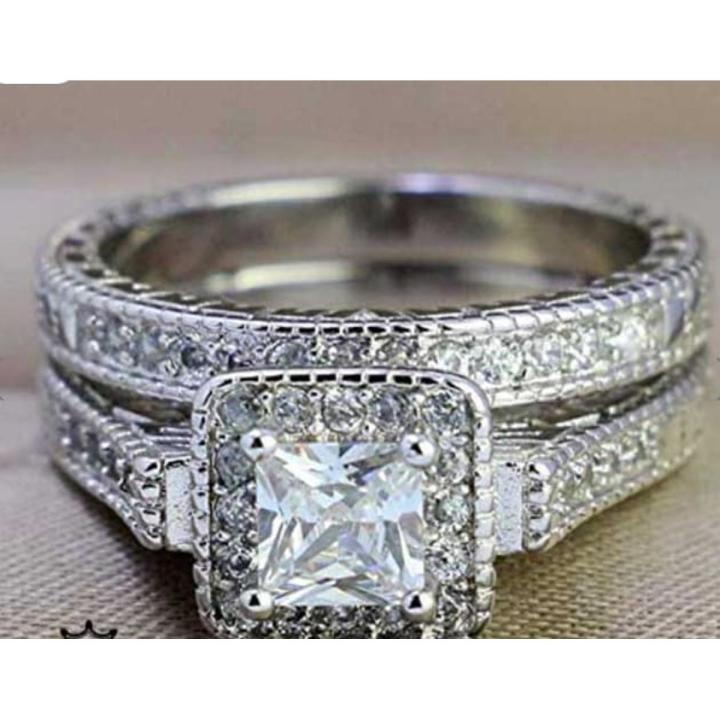 IR%20storeTwo%20Rings%20%20Wedding%20Ring%20Sets%20%20Rings%20Women's%202pc%20White%20Gold%20Filled%20CZ%20Wedding%20Engagement%20Ring%20Bridal%20Sets%20&%20Stainless%20Steel%20Wedding%20rings.%20-%20Image%202