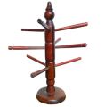 Wooden Bangles Stand , Chori Stand, 9 rods Jewellery Stand Hand Crafted Best for Girls Women's Bangles & Jewellery Storage. 