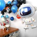 Astronaut / Spaceman Shaped Foil Balloon For Space Birthday Party Theme,-(K.S.). 