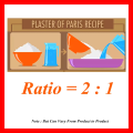 2KG Plaster of Paris For Wall Crack Filler Tiles Paint Repairing High Quality. 
