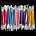 8pcs Cake Tool Kitchen Baking Tools Kits Fondant Cake Decorating Tools Set Plastic Cake Engraving Cutting Pens Cream Pastry Modelling Tools. 