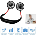 Hanging Neck Fan for Kitchen Folding Handheld Fan Wearable Portable Neckband Mini Fan USB Chargeable. 