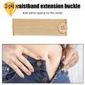 Pregnant Women Waistband Extender Adjustable Waistband Extender for Pregnant Women Chubby Men Elastic Waist Extension Buckle Band in Solid Colors Elastic Waist Extender. 