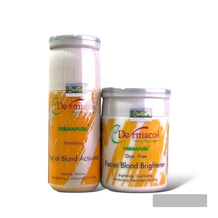 DERMACOS BLEACH PACK WHITENING BLOND 200ML WITH BRIGHTER 200GM