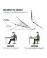 Aluminum Laptop Stand, Tablet Stand, Adjustable Laptop Stands, Ergonomic Foldable Portable Desktop Holder. 