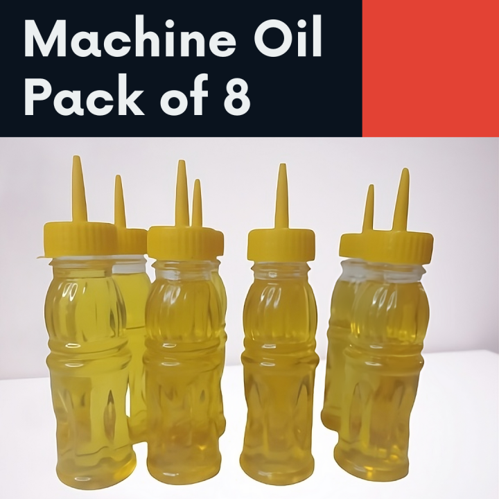 All Purpose Sewing Machine Oil Bottle with Oil [Saving Pack of 8]