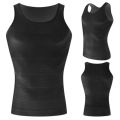 Slim n Lift Body Shaper Vest for Men (Black / White). 