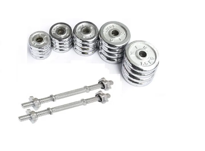 Dumbbell%20Plate%20Steel%20-%202%20Kg%20x%2004%20With%20Rod%201%20Pair%20-%20Image%204