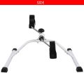 Exerciser Leg Arm Workout Machine Under Desk Bike Foldable Mini Bike Foot Pedal Cycle - White. 