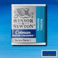 Winsor and Newton Cotman Half Pan water color cake Turquoise. 
