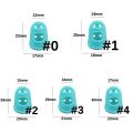 5pcs/Lot Multifunctional Silicone Thimbles Hollowed Out Breathable Protective Finger Sleeve DIY Crafts Sewing Accessories. 