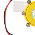 Micro-Hydro Generator F50 DC Water Flow Pump Turbine Hydroelectric Power 5V/12V/80V Low Noise. 