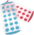 Ice Cube Tray - 18-Grid Silicone Ice Cube Mold - Easy Push Pop Out -flowers Ice  vubrd for Water Bottles - Reusable Ice Tray for Sports Bottles - Ice Stick Maker for Drinks, Cocktails, Ice Cream - BPA-Free, Flexible, Durable, Freezer-Safe Kitchen. 
