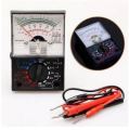 Analog Multimeter Plastic Gauge Shell Ac D/C Volt Ohm Current Testing Voltmeter Ammeter Ohmmeter Analog Multimeter Tester Meter Analog Multimeter Electrical Pointer Multitester. 
