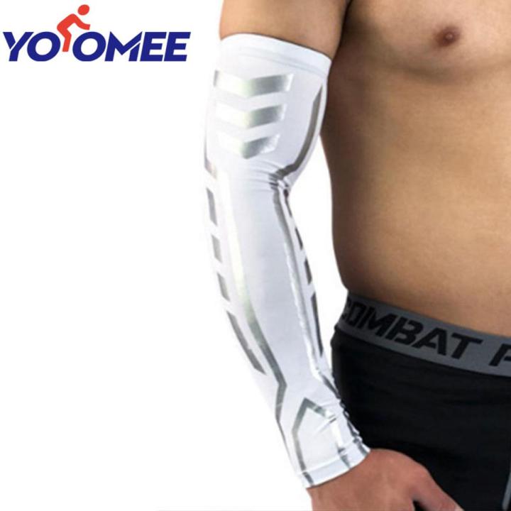 1 Pcs Sports Arm Sleeves Outdoor Running Elbow Support Basketball Badminton Fitness Running Sports Protective Gear