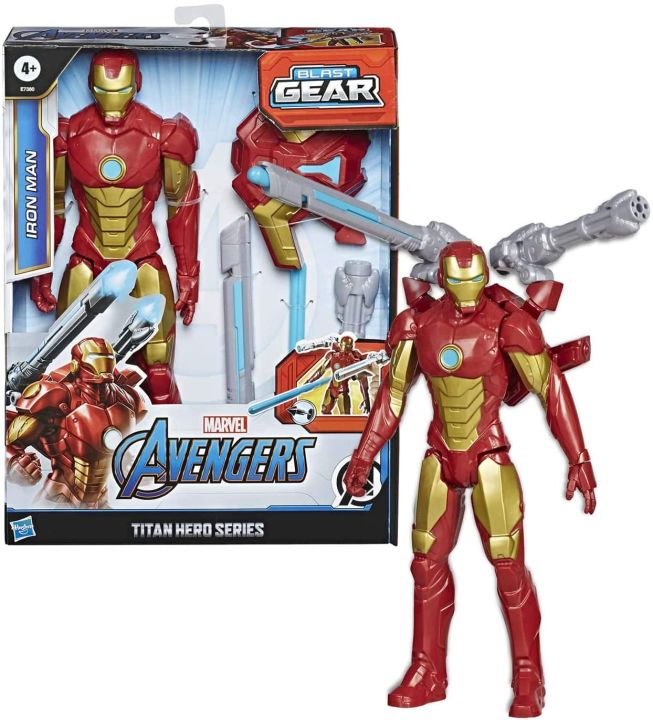Hasbro:%20MARVEL%20TITAN%20HERO%20SERIES:%20BLAST%20GEAR%20IRON%20MAN%20(E7380)%20-%20Image%202