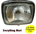 Head Light Complete for all 70cc Bike - Headlight for Motorcycle CD70, China Bike & 70cc Honda – Front Light for Bike with 1 Free Klink Protectant Rose – Head Lights for 70cc Honda & CD70 Bikes - Good Quality Light. 