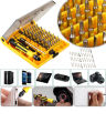 Mobile Screwdriver Set and Repairing Tool Kit, 45 in 1 Precision Star Screwdriver Set and Bits. 