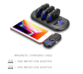 Wireless Magnetic Suction Power Bank 10000mAh Powerbank Portable Battery Charger For iPhone Android Type-c Xiaomi. 