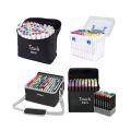 Foreign trade touch children's marker pen 80 colors master double-ended art special painting tools color pen manufacturers direct supply. 