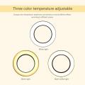 (STAND IS NOT INCLUDED) HOLA 26 CM 3 Modes Dimmable Ring Light  Fill Light With Mobile holder live streaming 26CM Light. 