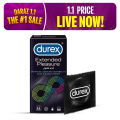 Durex Condoms Extended Pleasure 12 Pieces. 