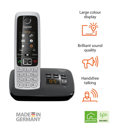 German%20Made%20Siemens%20Gigaset%20C630A%20PTCL%20Wireless%20Landline%20Phone%20with%20Color%20Display,%20Nuisance%20Call%20Blocker%20Brilliant%20Sound,%20Speaker%20Phone%20Free%2002%20New%20Rechargeable%20Cells%20-%20Image%203