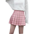 OIMG Women Plaid High Waist Tennis Skirt Flared Pleated Short Skirt School Girl Skirt. 