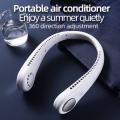 Arctic Air Portable Neck Fan Super Rechargeable | Latest Mini Bladeless Hanging Neck Fans With Quiet Fan Strong Noiseless, USB Recharge For Home Sports, Indoor Outdoor & Travel. 