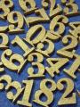 3D Numbers Glitter Finish (Golden) Number 6. 