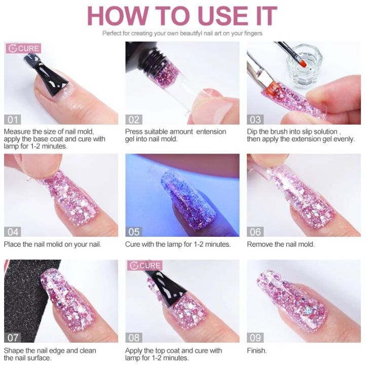 15ml%20Nail%20Extension%20Gel%20Set%20Glitter%20Clear%20Soaking%20Gel%20for%20Quick%20Extension%20Stencil%20Nail%20Extension%20Manicure%20Beginner%20Manicure%20Tool%20-%20Image%205