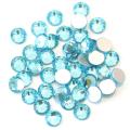 Aquamarine Non HotFix Rhinestones ss3 ss4 ss5 ss6 ss8 ss10 ss12 ss16 ss20 ss30 ss34 3D Rhinestone Nail Art Decorations H0020. 