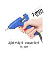 Original –  Small Blue Glue-Gun with 65 Glue Sticks. 