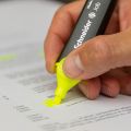 Schneider Job Highlighter (Made in Germany) Chisel Tip 1-5mm Assorted Color - Highlighter Pens - Highlighting Markers - Schneider Highlighter - Text marker. 