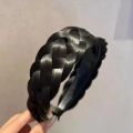 New wigs, headbands, five-strand braids, thickened, wide-brimmed, handmade fishbone braids, twist head hoops, female summer high skull. 