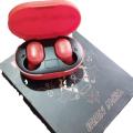 TWS Marvel Earbuds in red color compatible with all mobile phone. 