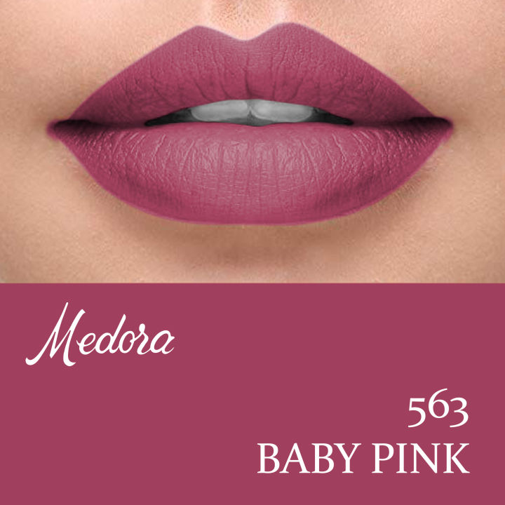 MEDORA Matte Lipstick- 563 BABY PINK
